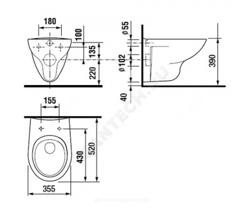 Унитаз подвесной