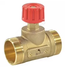 Клапан запорный ручной латунь CDT Ду 50 G2 1/4" A Ру16 НР Kvs=16м3/ч без ниппелей Danfoss 003Z7702