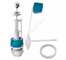 Арматура для бачка сливная/наливная АС 1/2" боковое подключение шток хром Инкоэр И-Сба-Бм-А-Ф