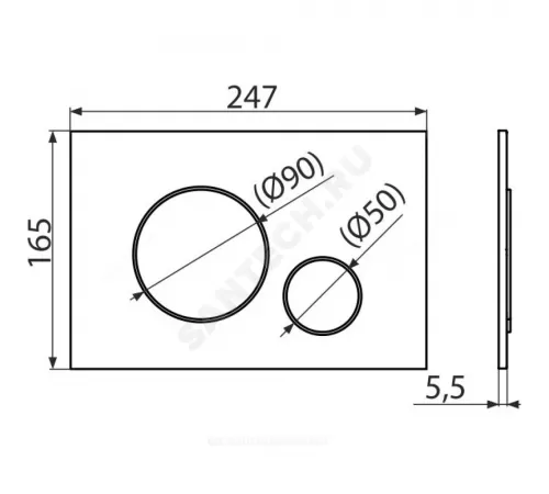 Кнопка смыва