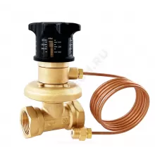 Клапан балансировочный автомат латунь Ду 32 G1 1/4" Ру16 Тмакс=120 оС ВР 5-30 кПа Kvs=9.26м3/ч без ниппелей Benarmo