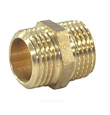 Ниппель латунь Ду 15 (1/2") НР VALFEX VF.582.L.012