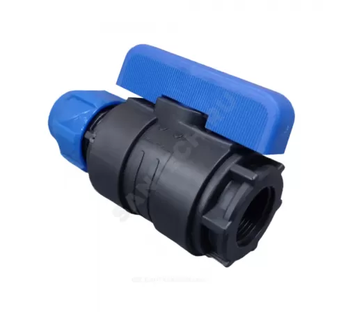 Кран шаровой компрессионный Дн 20х1/2" ВР Ру16 VALFEX 1210012520012