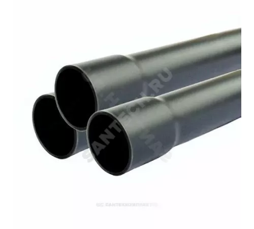 Труба НПВХ 125 SDR21 Дн 110х5,3 Ру12,5 L=3м серая напорная раструбная под клеевое соединение Aquaviva AQV311053R