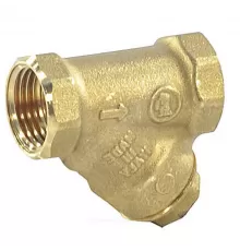 Фильтр сетчатый Y-образный латунь Ду 50 Ру30 2" ВР R74A с пробкой Giacomini R74AY108