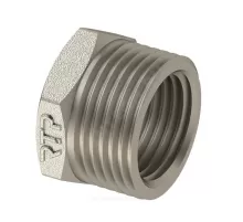 Футорка латунь никель Ду 15х10 (1/2"х3/8") НР/ВР RTP (РосТурПласт) 25121