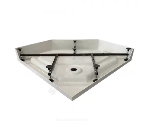 Поддон душевой акрил пятиугольный Nova Penta 900х900х150 с противоскользящим покрытием Мирсант УТ000065547