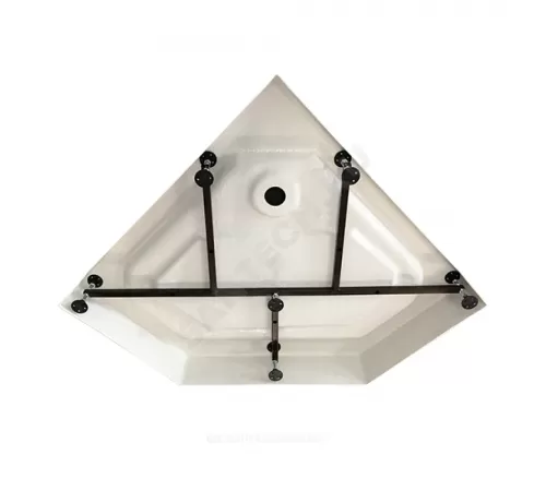 Поддон душевой акрил пятиугольный Nova Penta 900х900х150 с противоскользящим покрытием Мирсант УТ000065547