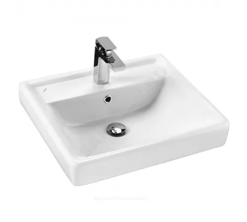 Умывальник мебельный Тигода 55 1 отверстие под смеситель по центру Santek 1.WH30.2.126