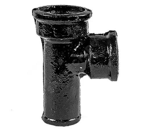 Тройник чугун канализационный Ду 100х100х90гр б/н ГОСТ 6942-98 прямой