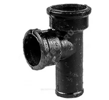 Тройник чугун канализационный Ду 100х100х90гр б/н ГОСТ 6942-98 прямой