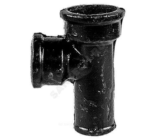 Тройник чугун канализационный Ду 100х100х90гр б/н ГОСТ 6942-98 прямой