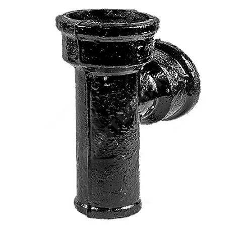 Тройник чугун канализационный Ду 100х100х90гр б/н ГОСТ 6942-98 прямой