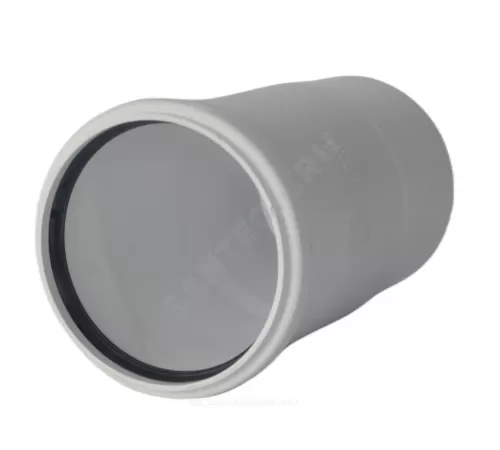 Патрубок PP-H компенсационный бесшумный белый Дн 110 б/нап в/к Rehau 11215941001