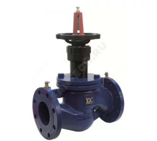 Клапан балансировочный ручной чугун R206BY Ду 250 Ру16 фл Kvs=812м3/ч с измерительными ниппелями Giacomini R206BY225