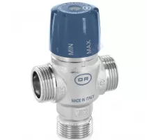 Клапан смесительный термостатический латунь 518 Ду 25 Ру10 НР Kvs=1.4м3/ч Tн=30-65C Tmax=90С OR 0518.025