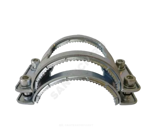 Хомут сталь SML Kombi Kralle Ду 100 усиливающий Strongman RUS