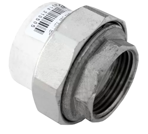 Муфта PP-R комбинированная разъемная белая Дн 32х1" ВР RTP (РосТурПласт) 10622