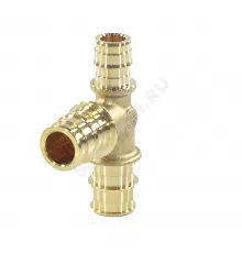 Тройник для PE-X труб радиальный латунь Дн 32х25х25 переходной GX151 Giacomini GX151Y035