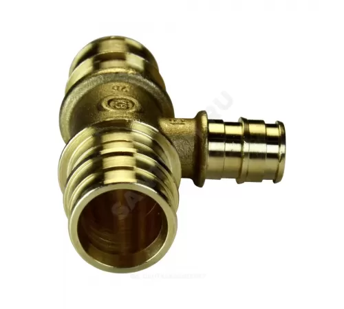 Тройник для PE-X труб радиальный латунь Дн 40х32х32 переходной GX151 Giacomini GX151Y047