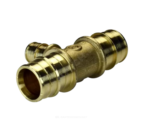 Тройник для PE-X труб радиальный латунь Дн 40х32х32 переходной GX151 Giacomini GX151Y047