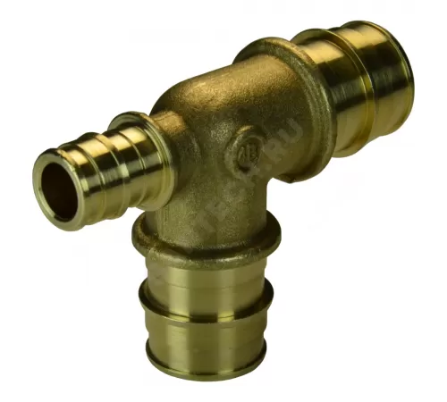 Тройник для PE-X труб радиальный латунь Дн 40х32х32 переходной GX151 Giacomini GX151Y047