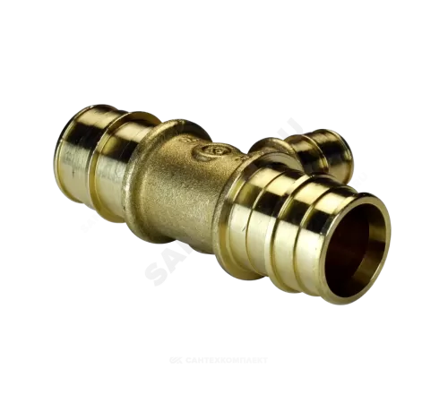 Тройник для PE-X труб радиальный латунь Дн 40х32х32 переходной GX151 Giacomini GX151Y047