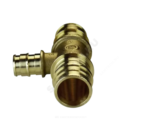 Тройник для PE-X труб радиальный латунь Дн 40х32х32 переходной GX151 Giacomini GX151Y047