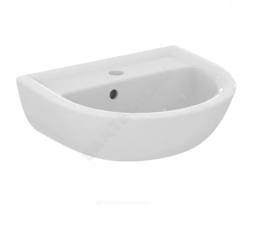 Умывальник подвесной EUROVIT 45 1 отверстие под смеситель по центру белый Ideal Standard E872101