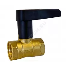 Клапан балансировочный ручной латунь DRV Ду 25 G1" Ру25 ВР Kvs=9.94м3/ч без ниппелей Venturi BROEN 4550010S-001003