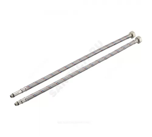 Подводка гибкая для смесителя нержавеющая оплетка М10-1/2" г-ш L=0.8м Профсан PS-FMF80