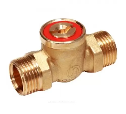 Кран шаровой латунь R610 Ду 15 НР полнопроходной под отвёртку Giacomini R610Y003