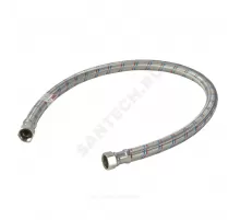 Подводка гибкая для воды нержавеющая оплетка ГИГАНТ 1/2" г-г L=0.3м AQUALINE 04930