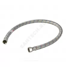 Подводка гибкая для воды нержавеющая оплетка ГИГАНТ 1/2" г-г L=0.3м AQUALINE 04930