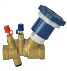 Клапан балансировочный ручной латунь Ду 20 G3/4" Ру25 Тмакс=110 оС ВР Kvs=4.2м3/ч с измерительными ниппелями OR 0621.020