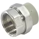 Муфта PP-R комбинированная разъемная серая Дн 25х1" ВР RTP (РосТурПласт) 15801