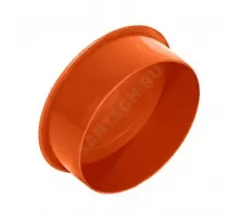 Заглушка НПВХ коричневая Дн 110 б/нап Хемкор 2490209