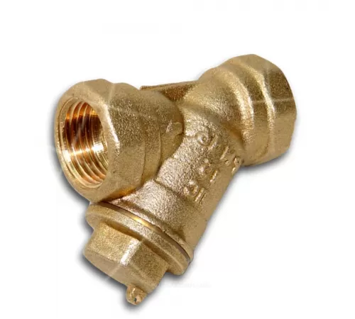 Фильтр сетчатый Y-образный латунь газ Ду 20 Ру16 Тмакс=90 oC G3/4" ВР ГП Цветлит ZW40003