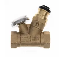 Клапан термостатический балансировочный ручной латунь AHT-R Ду 20 Rp3/4" Ру10 ВР Kvs=2.2м3/ч Ридан 003Z1530R