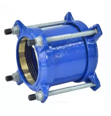 Муфта чугун соединительная для ПЭ труб Ду 300 (Дн 315-315) Ру10/16 ДРК-Е Benarmo 8