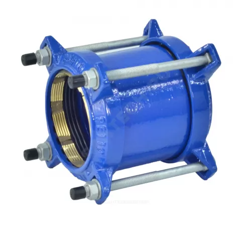 Муфта чугун соединительная для ПЭ труб Ду 300 (Дн 315-315) Ру10/16 ДРК-Е Benarmo 8