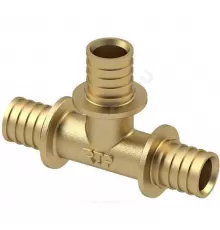 Тройник для PE-X/PE-RT труб аксиальный латунь Дн 40 RTP (РосТурПласт) 29309