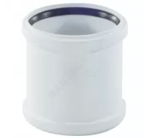 Муфта PP-H ремонтная бесшумная белая RAUPIANO PLUS Дн 110 б/нап в/к Rehau 11215141001