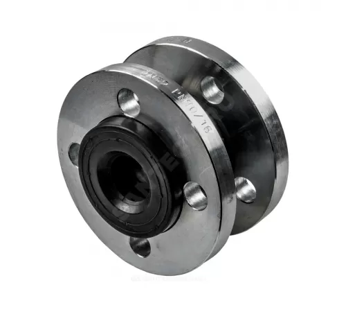 Компенсатор резиновый антивибрационный EPDM DI7240N Ду 50 Ру10/16 фл L=105мм Tecofi DI7240N-0050 сжатие/растяжение 10 мм/7 мм