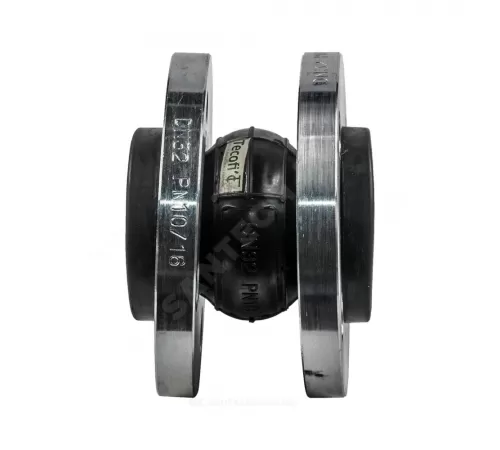 Компенсатор резиновый антивибрационный EPDM DI7240N Ду 50 Ру10/16 фл L=105мм Tecofi DI7240N-0050 сжатие/растяжение 10 мм/7 мм