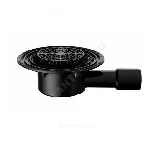 Воронка кровельная VB 510.0 F с горизонтальным выпуском PP Дн 40/50 с листвоуловителем, без прижимного фланца Fachmann 01.189