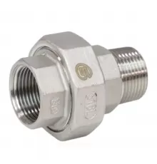 Соединитель американка сталь нерж Ду 15 (1/2") ВР/НР Benarmo