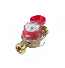 Счётчик г/в и х/в крыльчатый одноструйный Ду 32 Ру16 Qn=6 м3/ч 120С L=170мм резьба импульсный В/К ОСВУ ДГ1 исполнение "Нептун" Декаст 75-32-03