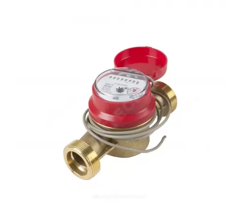 Счётчик г/в и х/в крыльчатый одноструйный Ду 32 Ру16 Qn=6 м3/ч 120С L=170мм резьба импульсный В/К ОСВУ ДГ1 исполнение "Нептун" Декаст 75-32-03