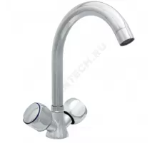 Смеситель для кухонной мойки двуручный Стандарт ЦС-СМ 25ш К М_Супер Центр Сантехники (Подольск) СМ507355